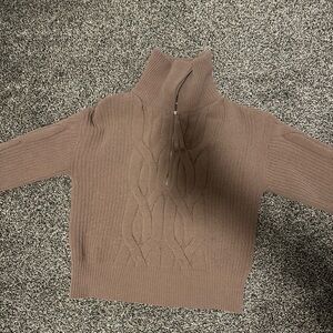 Women's lululemon Brown Cable Knit Sweater in S